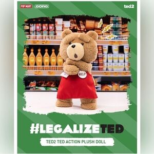 Movie set Ted 2 large display plush pop mart supply